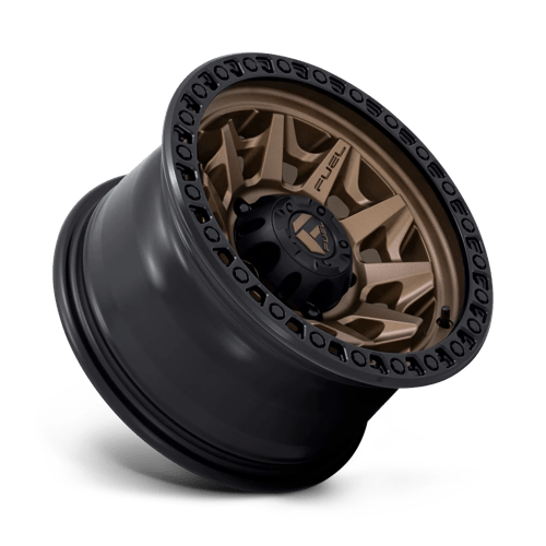 Fuel D696 Covert Matte Bronze Black Bead Ring 1-Piece Wheels