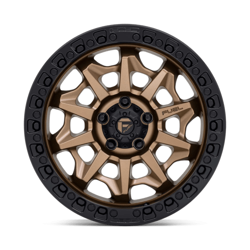 Fuel D696 Covert Matte Bronze Black Bead Ring 1-Piece Wheels