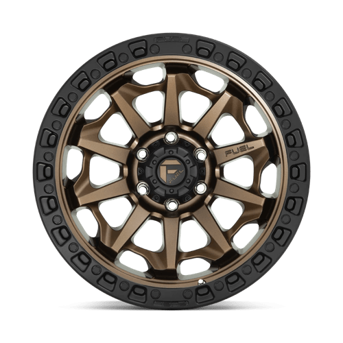 Fuel D696 Covert Matte Bronze Black Bead Ring 1-Piece Wheels