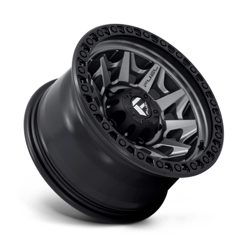 Fuel D716 Covert Matte Gunmetal Black Bead Ring 1-Piece Wheels