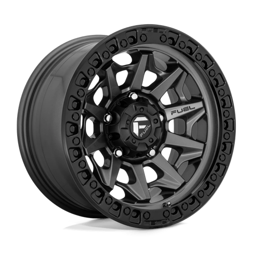 Fuel D716 Covert Matte Gun Metal Black Bead Ring 1-Piece Wheels