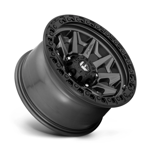 Fuel D716 Covert Matte Gunmetal Black Bead Ring 1-Piece Wheels