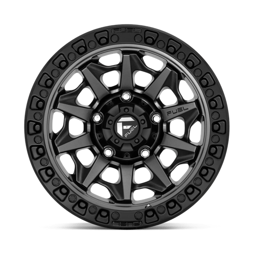 Fuel D716 Covert Matte Gunmetal Black Bead Ring 1-Piece Wheels