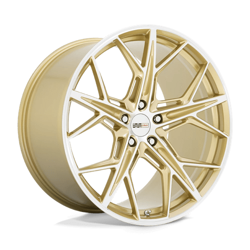 Cray Hammerhead Gloss Gold With Mirror Cut Face Wheels