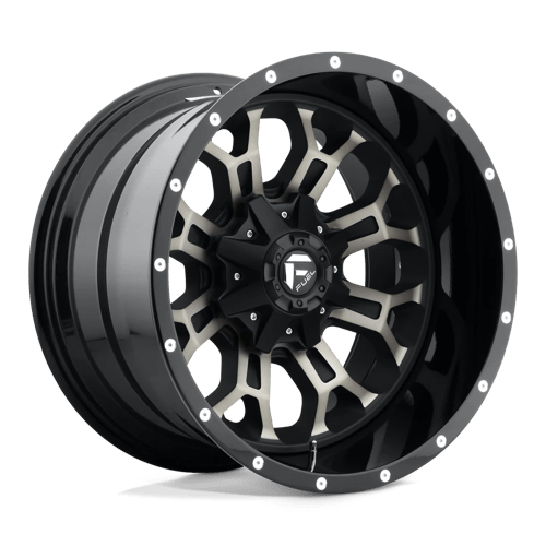 Fuel D561 Crush Gloss Machined Double Dark Tint 1-Piece Wheels