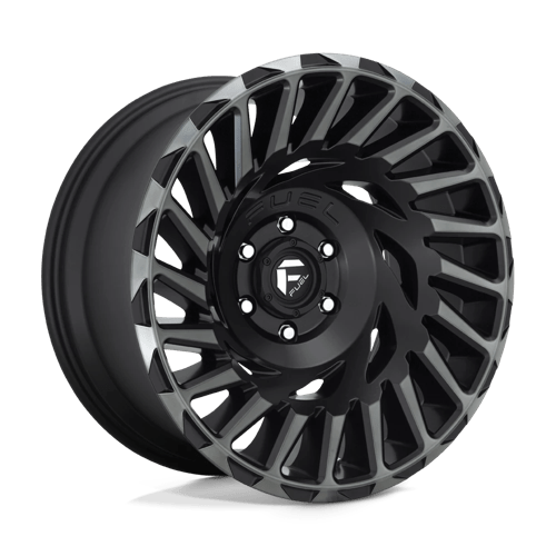 Fuel D683 Cyclone Matte Machined Double Dark Tint 1-Piece Wheels