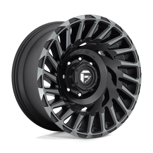 Fuel D683 Cyclone Matte Machined Double Dark Tint 1-Piece Wheels