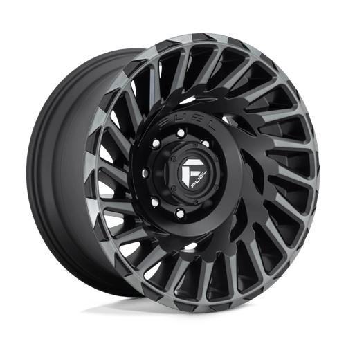 Fuel D683 Cyclone Matte Machined Double Dark Tint 1-Piece Wheels