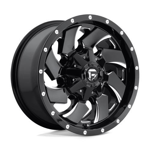 Fuel D574 Cleaver Gloss Black Milled 1-Piece Wheels