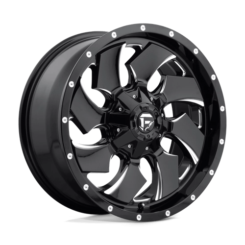 Fuel D574 Cleaver Gloss Black Milled 1-Piece Wheels