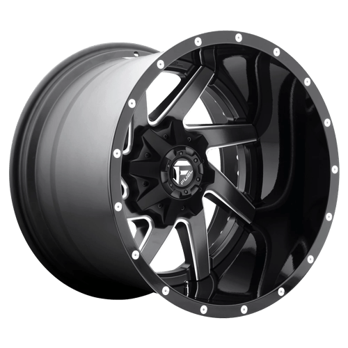 Fuel D265 Renegade Matte Black Milled 2-Piece Wheels