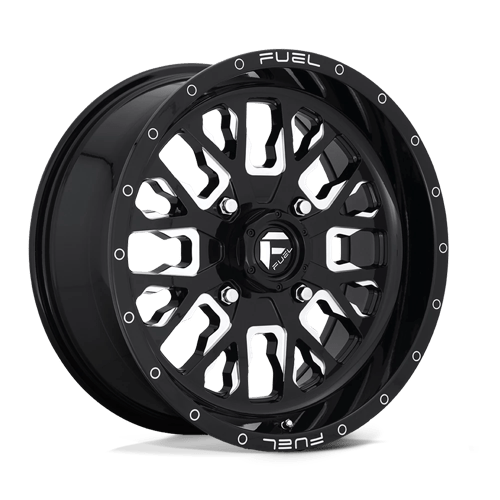 Fuel Stroke D611 Black Milled UTV Rims