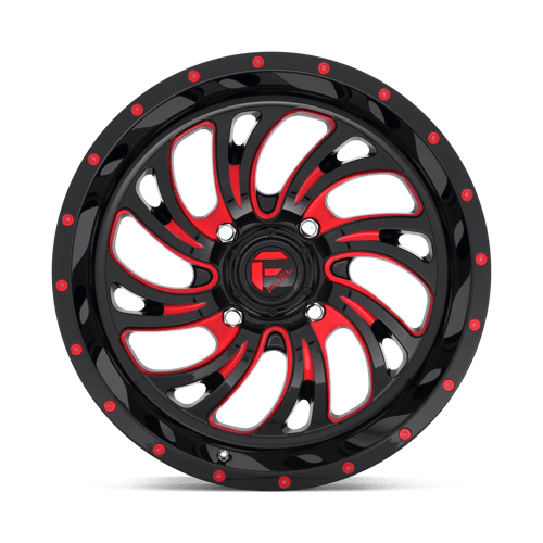 Fuel Kompressor D642 Red Black UTV Rims