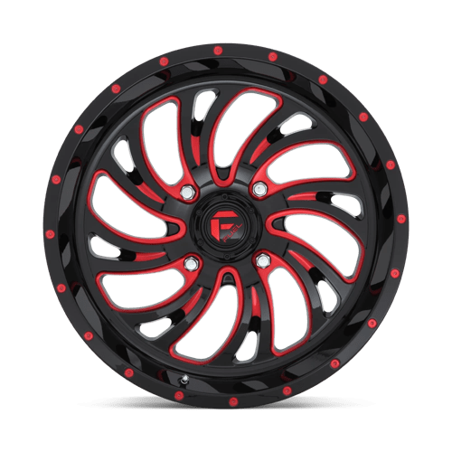 Fuel Kompressor D642 Red Black UTV Rims