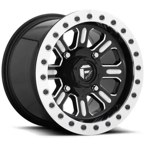 Fuel Hardline D910 Beadlock Black Milled UTV Rims