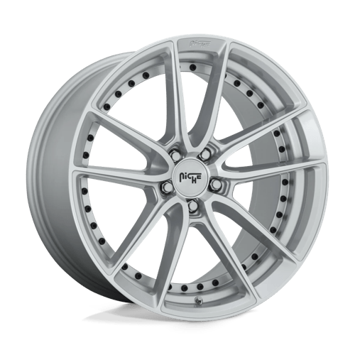 Niche M221 DFS Gloss Silver Machined 1-Piece Wheels