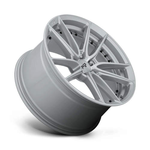 Niche M221 DFS Gloss Silver Machined 1-Piece Wheels