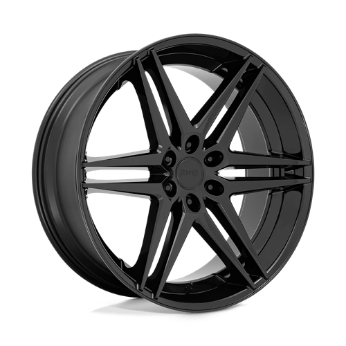 DUB S268 Dirty Dog All Glossy Black 1-Piece Wheels