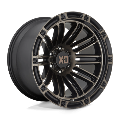 KMC XD846 Double Deuce Satin Black With Dark Tint Wheels