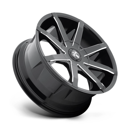 DUB S109 Push Gloss Black Milled 1-Piece Wheels