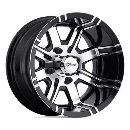 Fairway Alloys FA119 Aggressor Machined Gloss Black Wheels