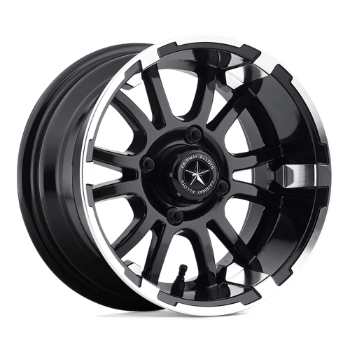 Fairway Alloys FA132 Sixer Machined Matte Black Wheels