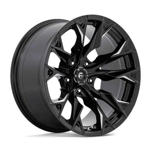 Fuel D803 Flame Gloss Black Milled 1-Piece Wheels