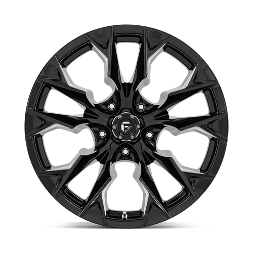 Fuel D803 Flame Gloss Black Milled 1-Piece Wheels