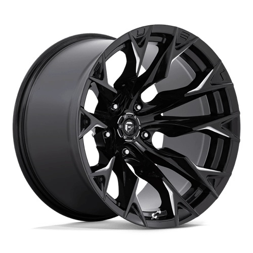 Fuel D803 Flame Gloss Black Milled 1-Piece Wheels