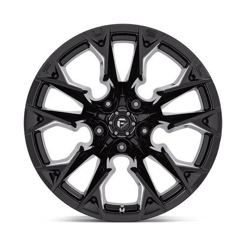 Fuel D803 Flame Gloss Black Milled 1-Piece Wheels