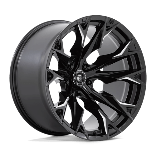 Fuel D803 Flame Gloss Black Milled 1-Piece Wheels