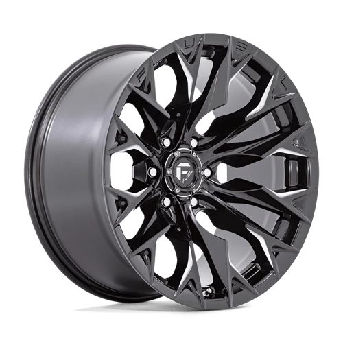 Fuel D803 Flame Gloss Black Milled 1-Piece Wheels