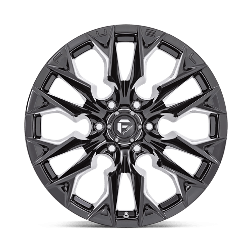 Fuel D803 Flame Gloss Black Milled 1-Piece Wheels