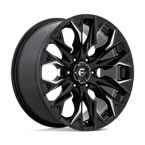 Fuel D803 Flame Gloss Black Milled 1-Piece Wheels