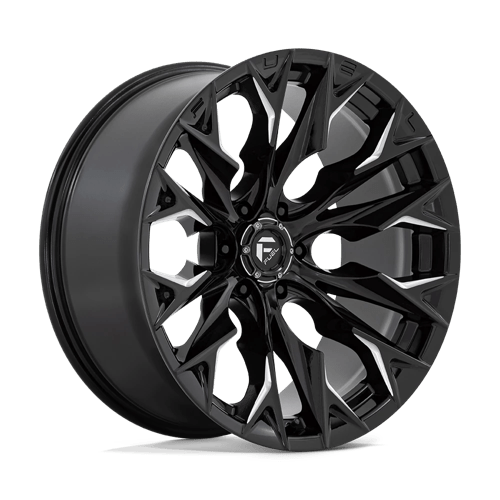 Fuel D803 Flame Gloss Black Milled 1-Piece Wheels