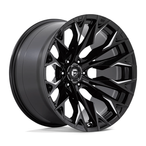 Fuel D803 Flame Gloss Black Milled 1-Piece Wheels