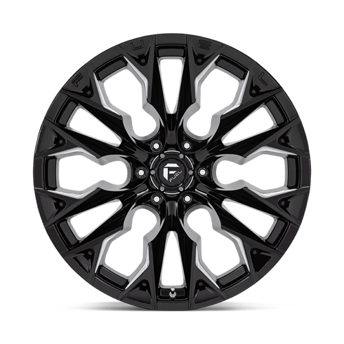 Fuel D803 Flame Gloss Black Milled 1-Piece Wheels