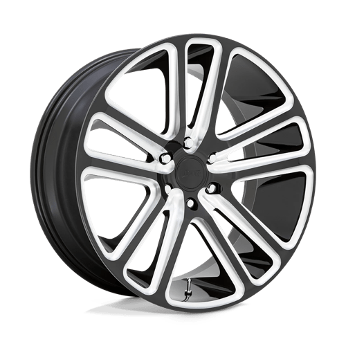 DUB S255 Flex Gloss Black Milled 1-Piece Wheels