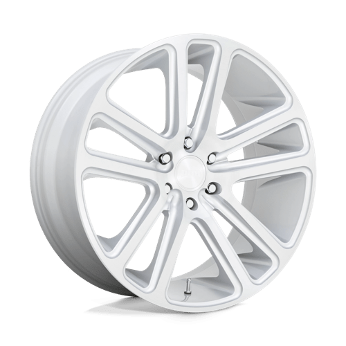 DUB S257 Flex Gloss Silver Brushed Face 1-Piece Wheels