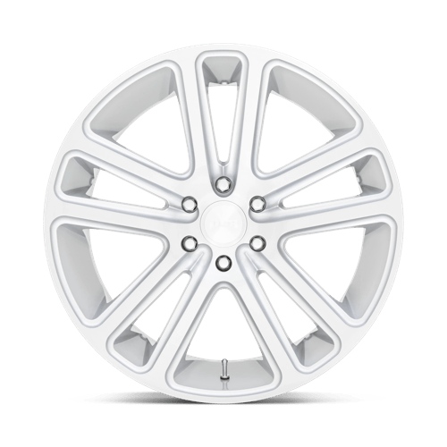 DUB S257 Flex Gloss Silver Brushed Face 1-Piece Wheels