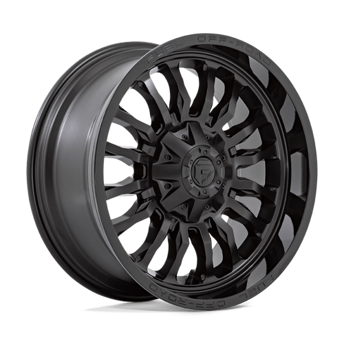 Fuel D796 Arc Matte Black With Gloss Black Lip 1-Piece Wheels