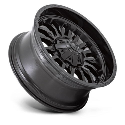 Fuel D796 Arc Matte Black With Gloss Black Lip 1-Piece Wheels