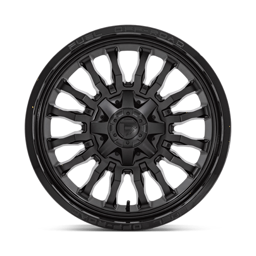 Fuel D796 Arc Matte Black With Gloss Black Lip 1-Piece Wheels