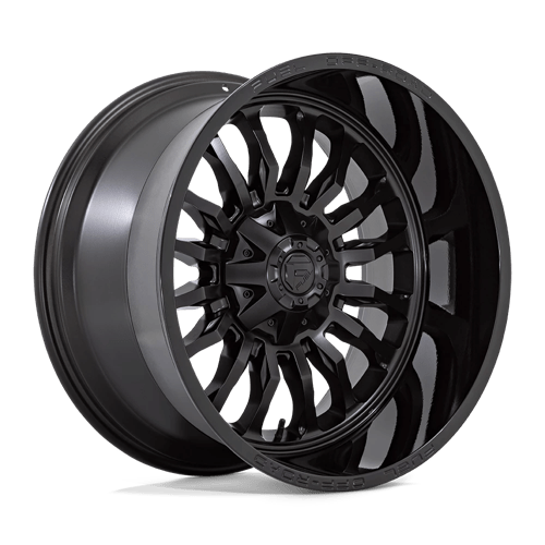 Fuel D796 Arc Matte Black With Gloss Black Lip 1-Piece Wheels