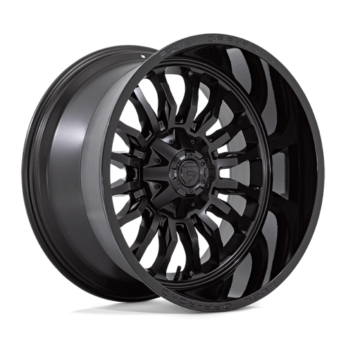 Fuel D796 Arc Matte Black With Gloss Black Lip 1-Piece Wheels