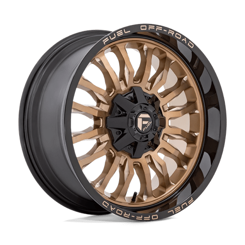 Fuel D797 Arc Platinum Bronze With Black Lip 1-Piece Wheels