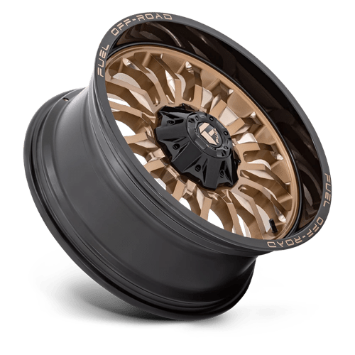 Fuel D797 Arc Platinum Bronze With Black Lip 1-Piece Wheels