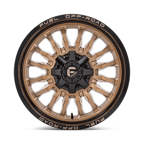 Fuel D797 Arc Platinum Bronze With Black Lip 1-Piece Wheels