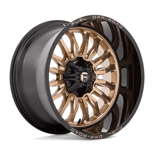 Fuel D797 Arc Platinum Bronze With Black Lip 1-Piece Wheels