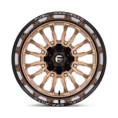 Fuel D797 Arc Platinum Bronze With Black Lip 1-Piece Wheels